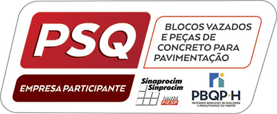 Logotipo da certificação PSQ Blocos de Concreto